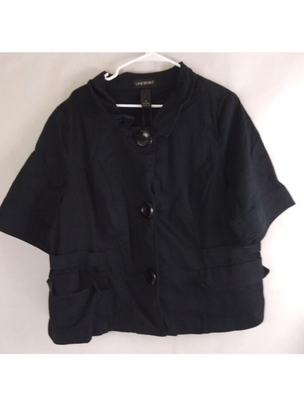 Lane Bryant Women's Dark Blue Short Sleeve Coat Size 28